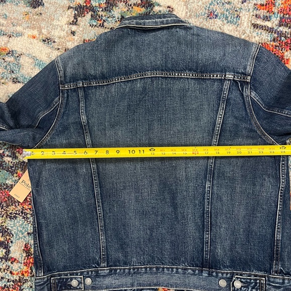 NEW POLO RALPH LAUREN MENS DENIM JEAN TRUCKER JACKET 2X - Picture 12 of 13